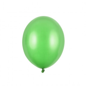 10 Balões Latex Verde BRIGHT METÁLICO 12CM
