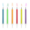 Velas Chama Colorida conj. 6