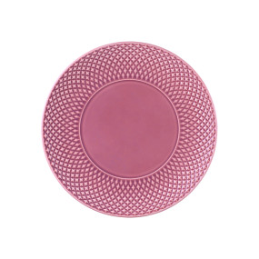 Prato Raso Bicos Rosa Bordallo Pinheiro 28cm