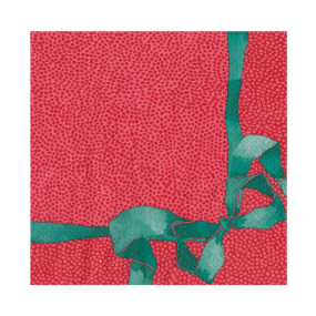 Guardanapos Bow Red & Spruce