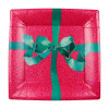 Pratos Bow Red & Spruce