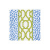 Guardanapos Cocktail Knots And Spots Blue/Green