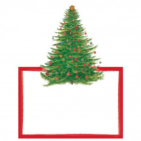 Cartões Marcadores Pinheiro Natal