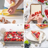 Tarteira Rectangular Fundo Falso