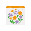 Stencil Bolo - Flores