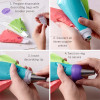 Wilton - Adaptador Grande tricolor ColorSwirl