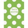 Convites Verde Bolas