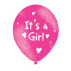 6 Balões It's a Girl