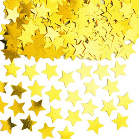 Confetis Estrelas Douradas