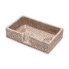 SUPORTE RATTAN CLARO GUARDANAPOS