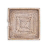 SUPORTE RATTAN CLARO GUARDANAPOS