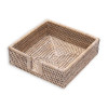 SUPORTE RATTAN CLARO GUARDANAPOS
