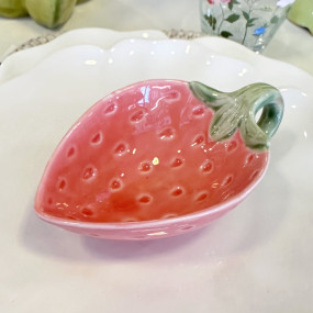 Taça Morango Rosa 13cm