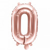 Balões Números Pequenos Rosegold