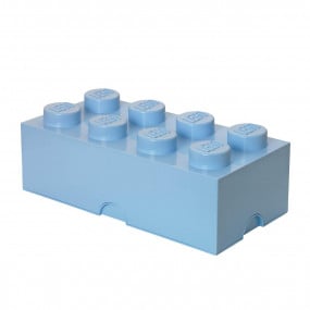 Caixa Lego Azul Claro Grande