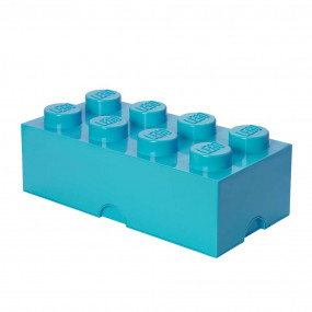 Caixa Lego Turquesa Grande