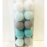 Grinalda Cotton Balls Aqua 10 Bolas