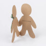 Postal Natal Boneco Gengibre Meri Meri