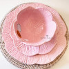 Prato Refeição Couve ROSA PASTEL