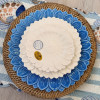 Prato 15cm Girassol Branco