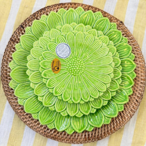 Prato 15cm Girassol Verde Alface