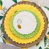 Prato 15cm Girassol Branco
