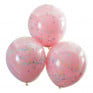 Balões Dupla Camada Confettis - conj.3