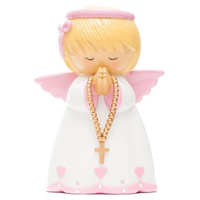 Batismo - Anjo ROSA 12cm