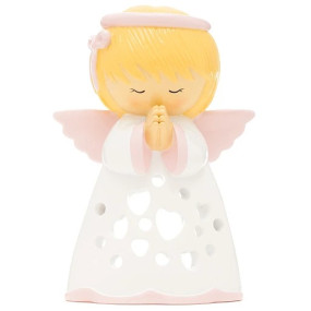 Anjo Rosa para Vela Led