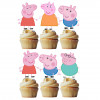 6 Toppers Porquinha Peppa