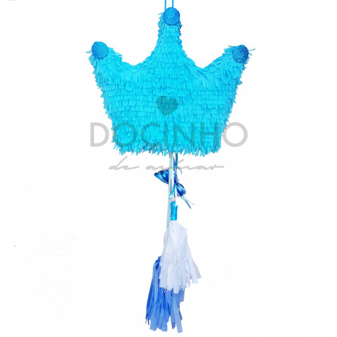 Pinhata Coroa Azul Tassel