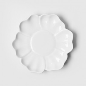 Prato Flor Branco 15cm