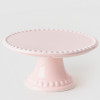 Prato Romântico Rosa 27cm