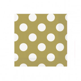 Guardanapos Dourado Bolas P