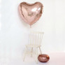 Balão Coração Rosegold 46cm