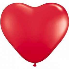 Balão Coração Vermelho 40cm latex