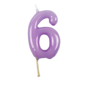 Vela Nº Lilas - 5.5cm