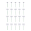 Toppers Bolas Brancas - conj.20